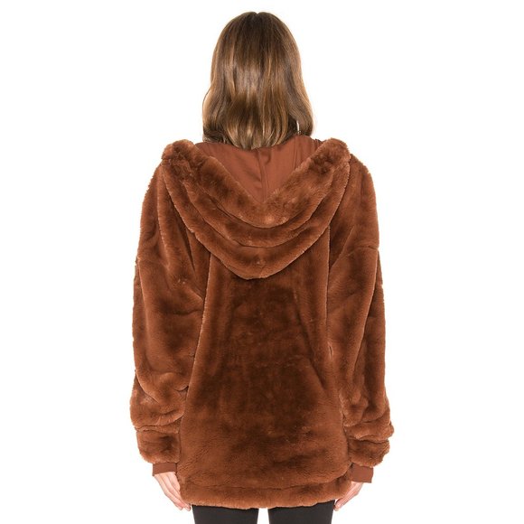 NEW Free People FP Movement, Women's Off the Record Soft Hoodie, Large, Brown - Picture 3 of 3